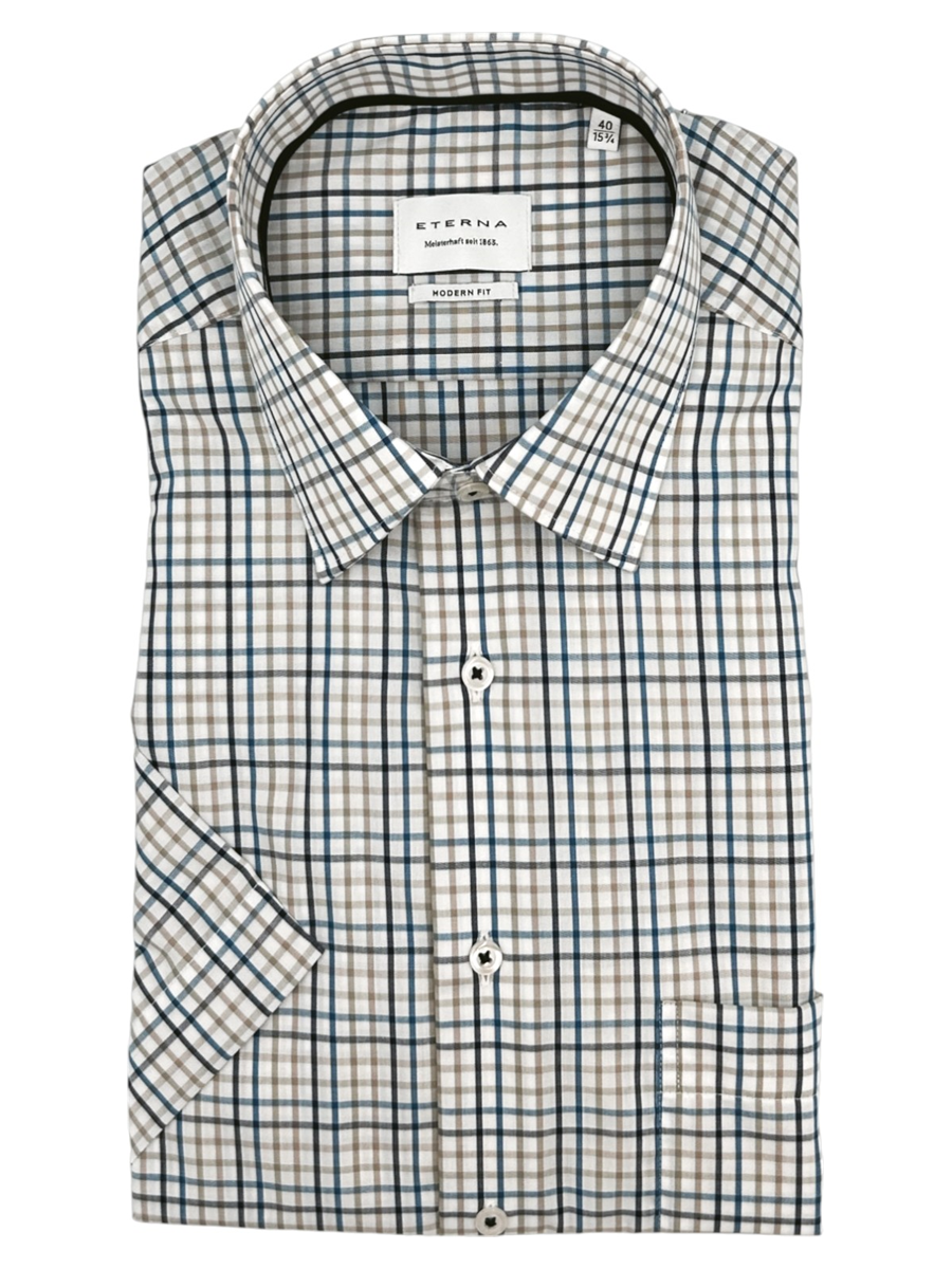 Eterna Modern fit Kortærmet skjorte